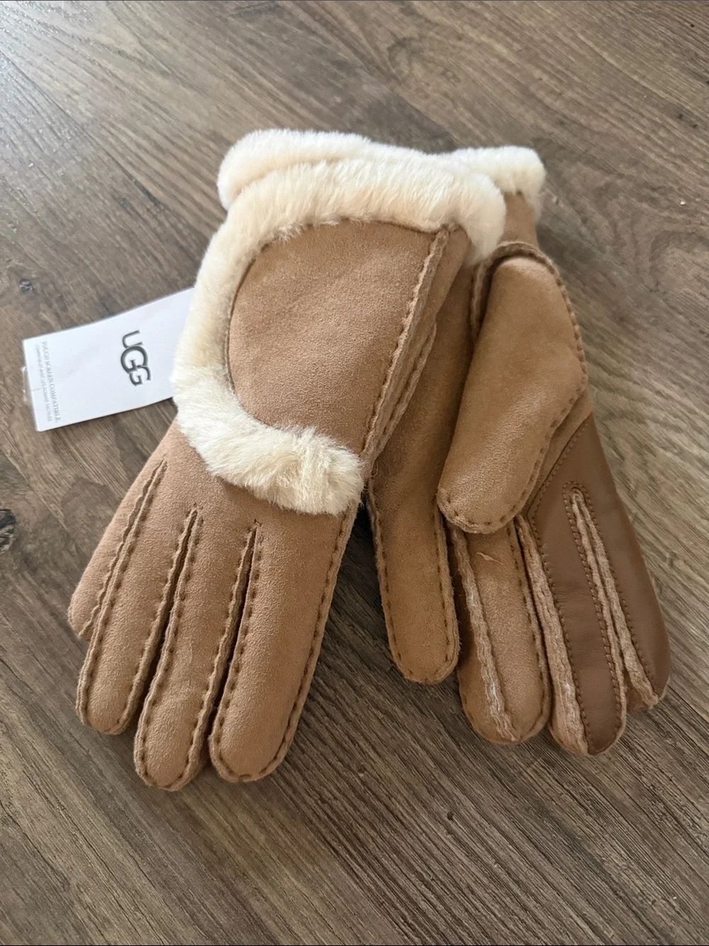 UGG shearling gloves